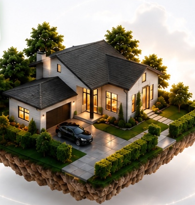 Home with no rooftop solar panels